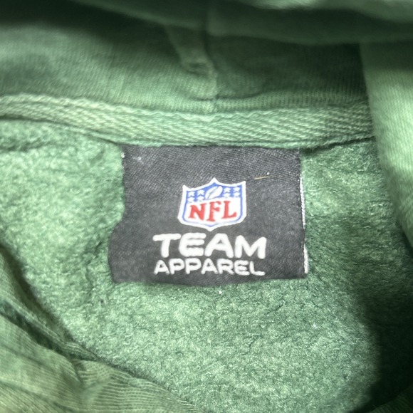 Vintage Green Bay Packers Hoodie Mens XL Sweatshirt NFL Football Zip Up Sweater - Picture 7 of 11